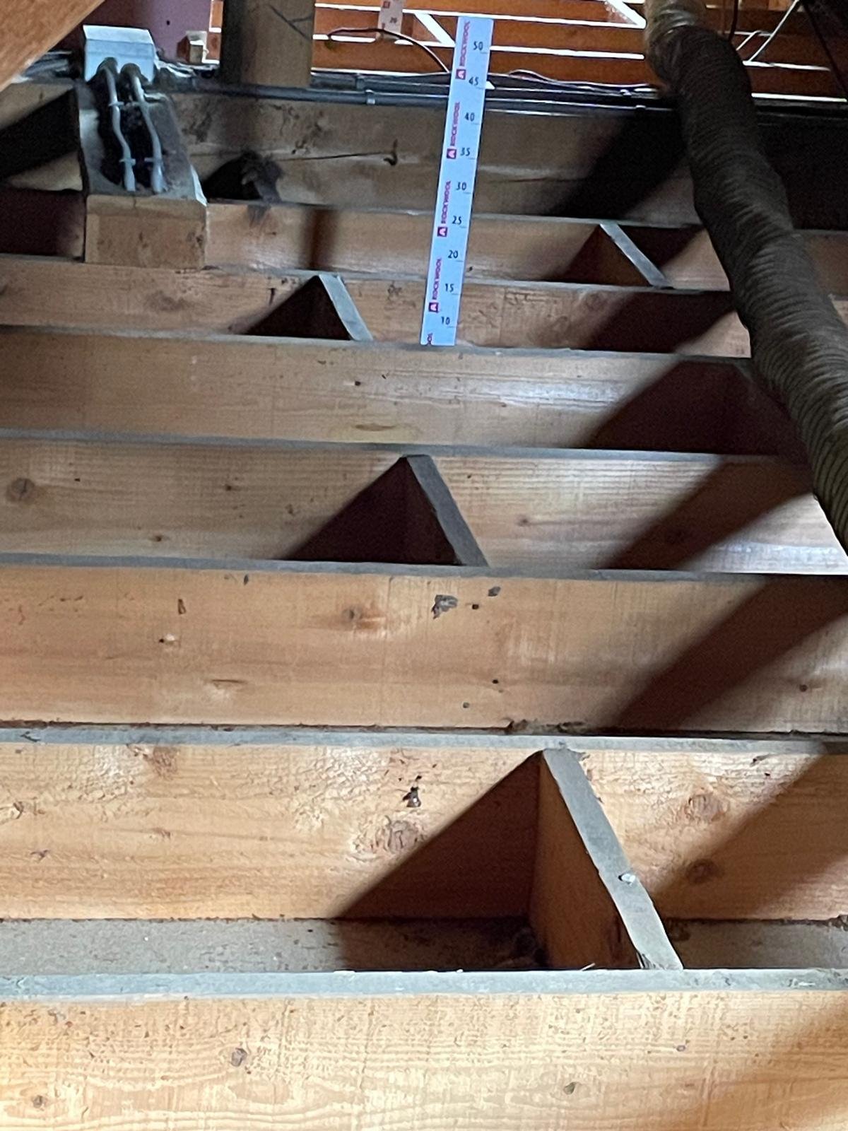 Isolation des rampants - structure bois
