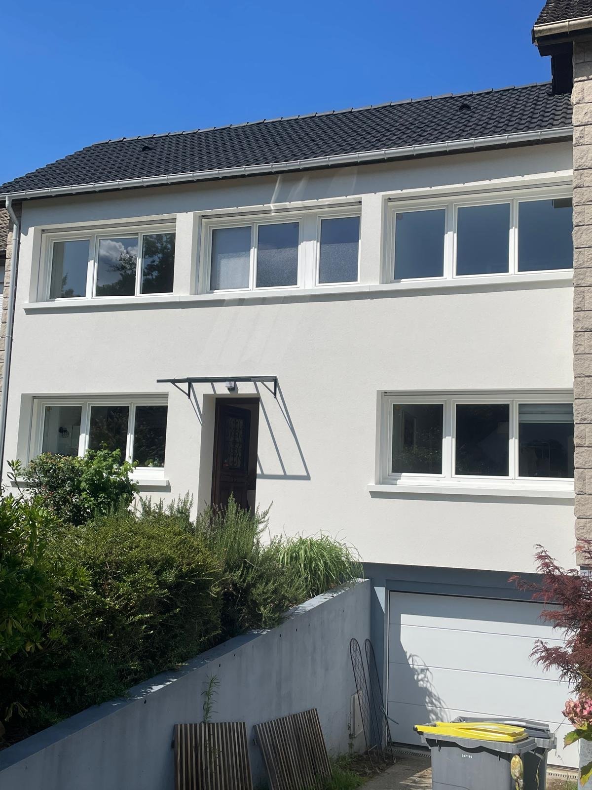 ITE - façade blanche finie